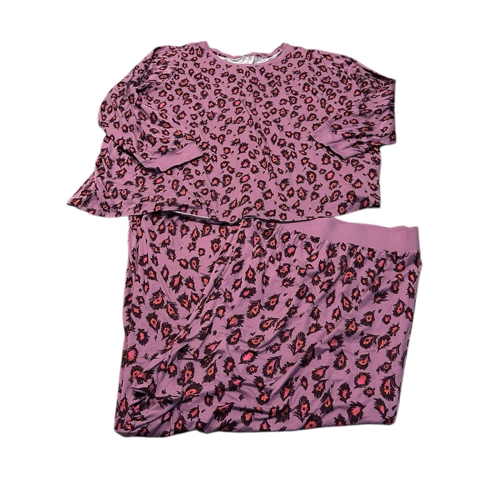 ANY BODY purple pajama set